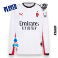 AC Milan Away Jersey 2025/26 Player Version - Long Sleeve